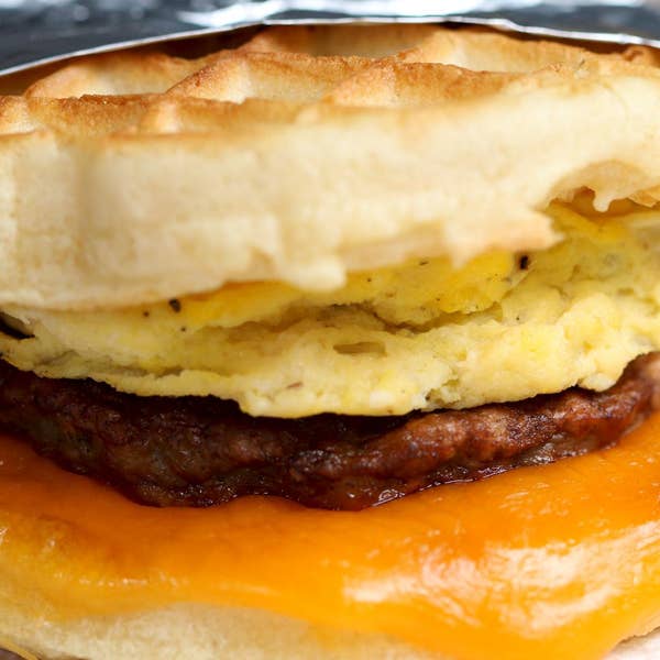 Waffle Breakfast Sandwich