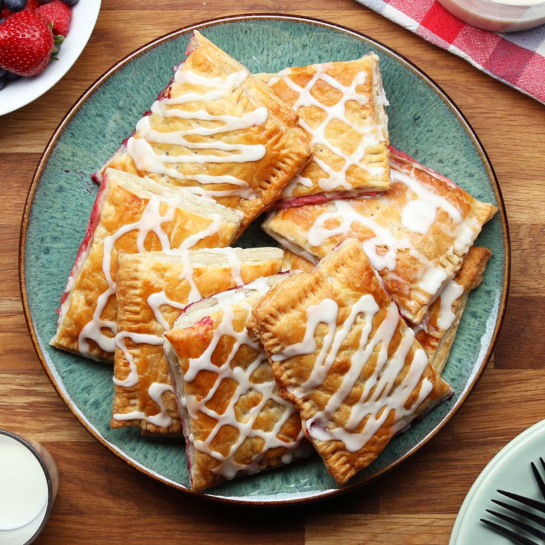 Sheet Pan Stuffed Pastry Pockets Recipe by Tasty image