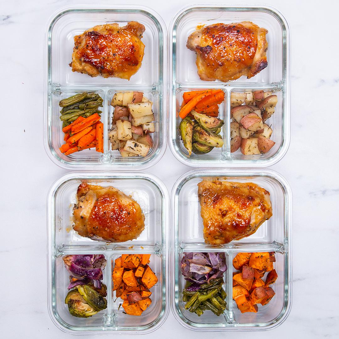 Easy Honey-Mustard Chicken Meal Prep Recipe by Tasty_image