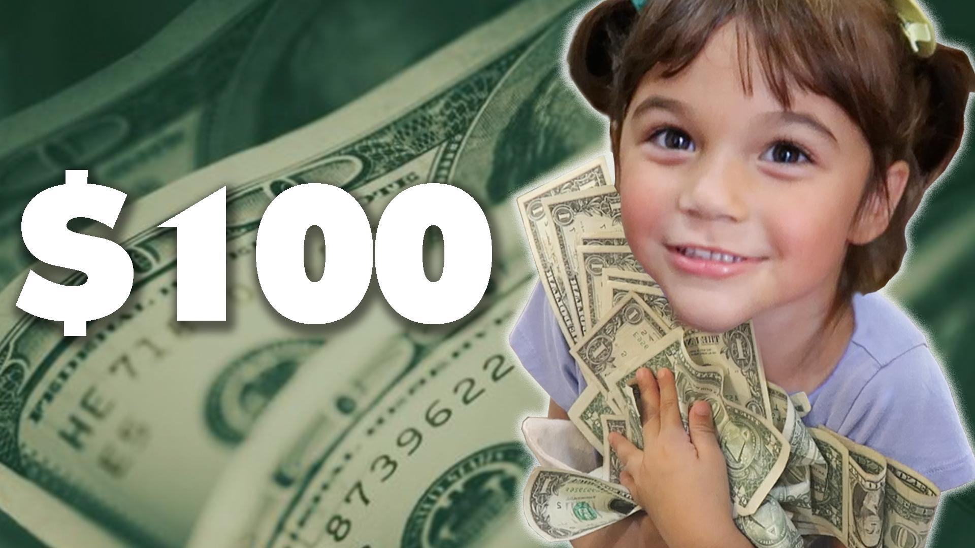 We gave. Kids with money. How Kids can earn money.