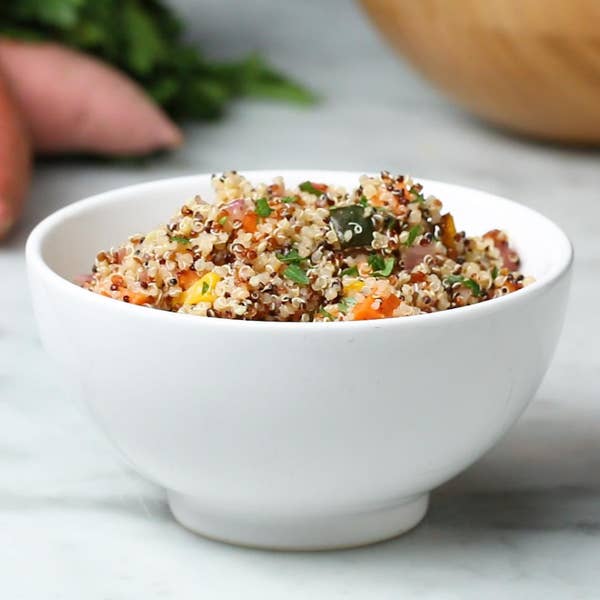 Roasted Veggie Quinoa Salad