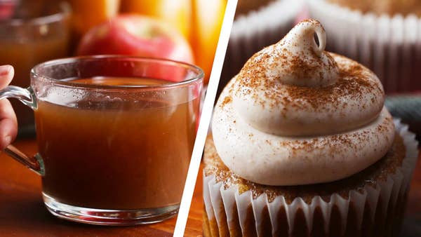 Homemade Apple Cider And Apple Cider Cupcakes