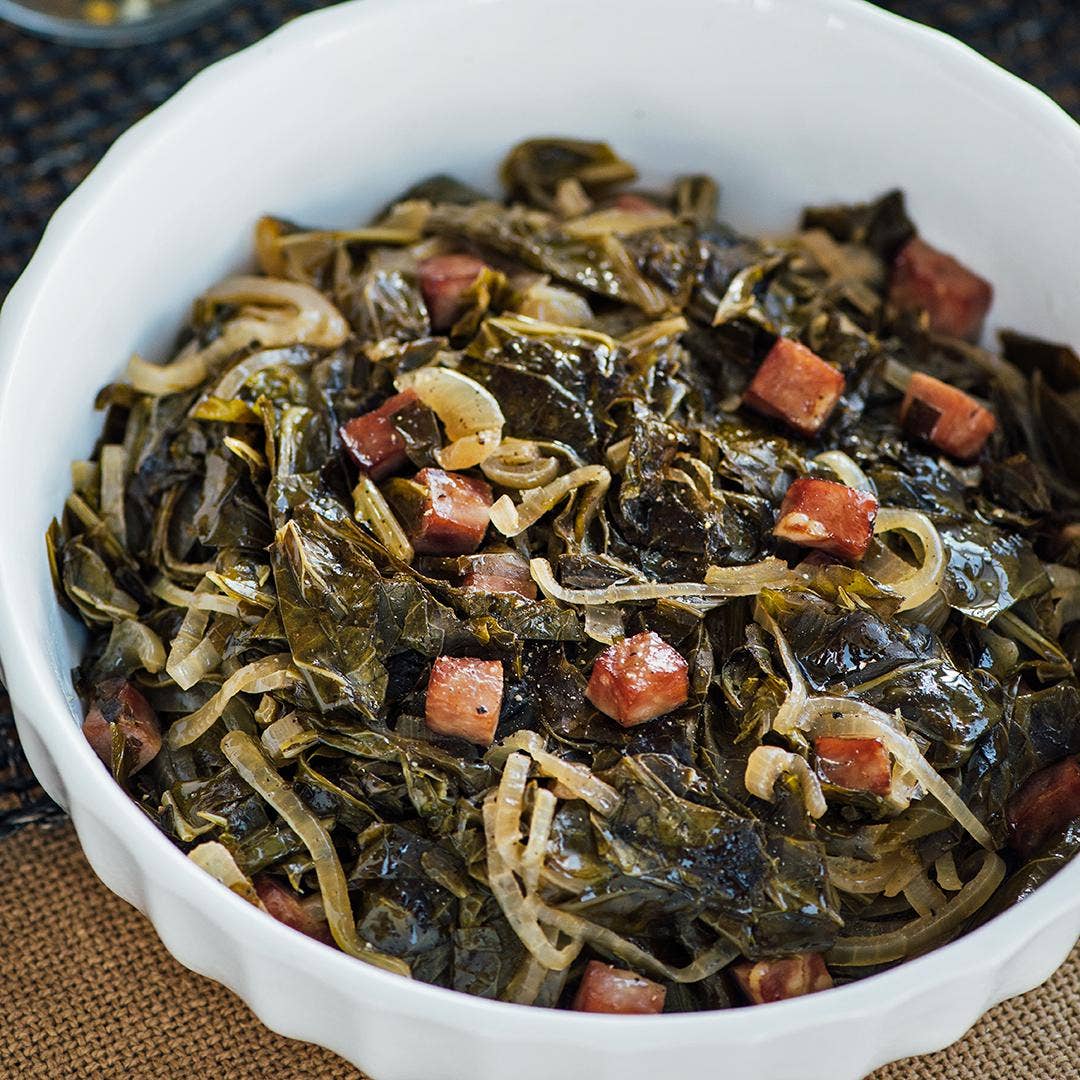 Slow-Cooker Collard Greens And Ham Hocks Recipe by Tasty