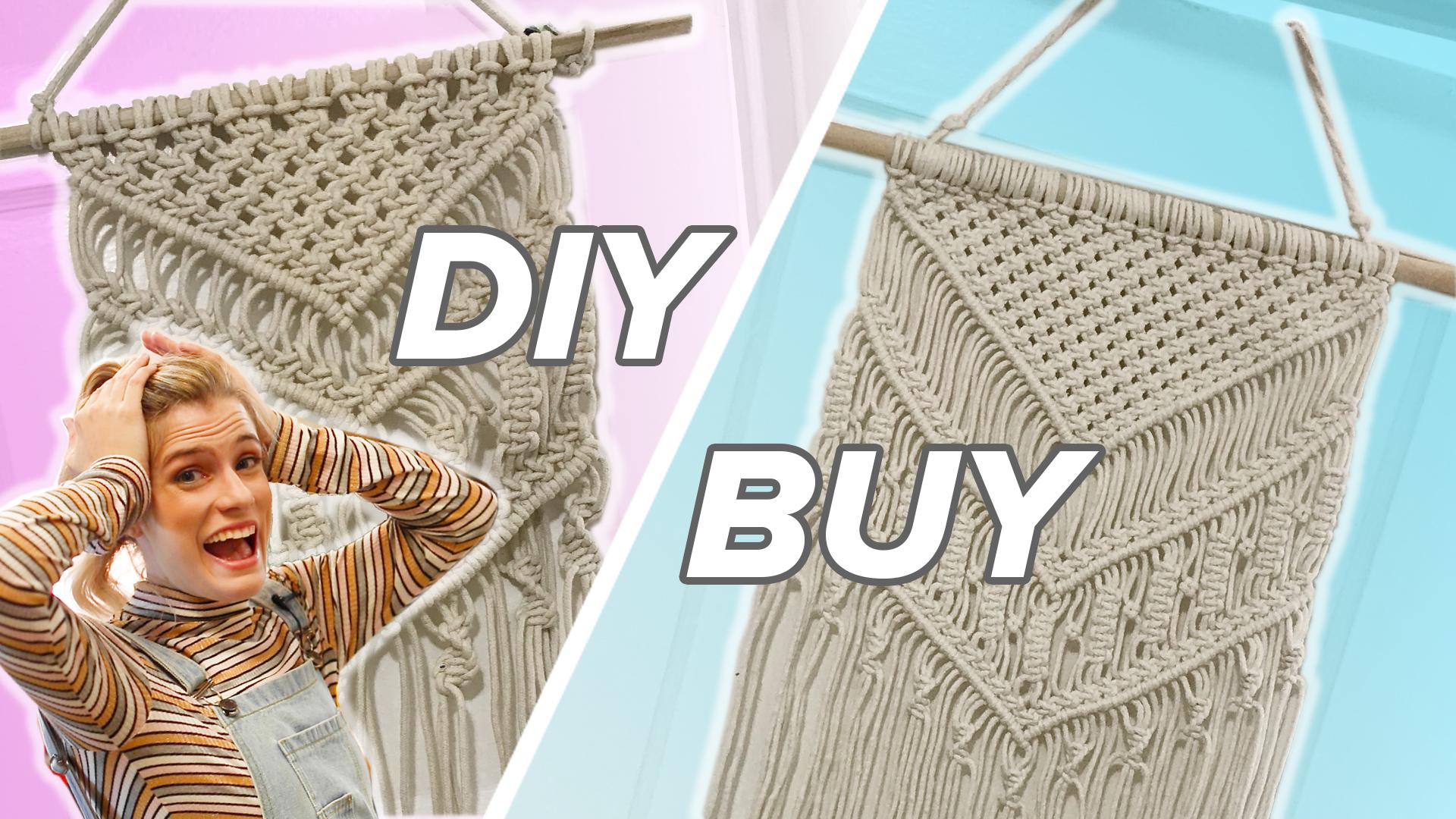 DIY Or Buy Woven Wall Art