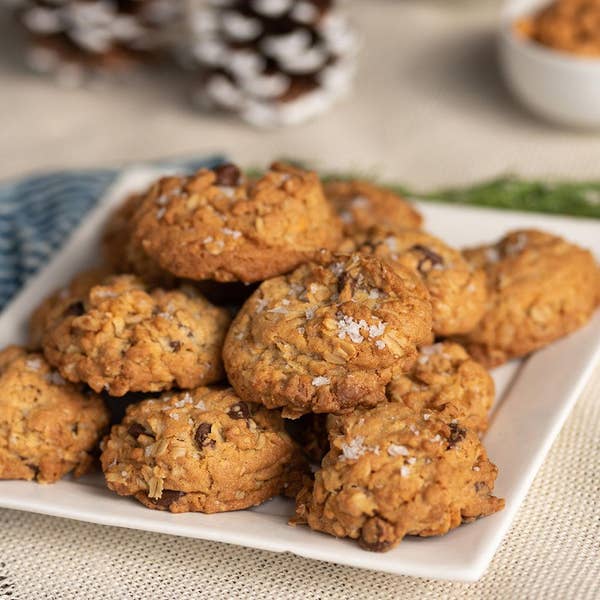 Crispy Rice Chocolate Chip Butterscotch Oatmeal Cookies