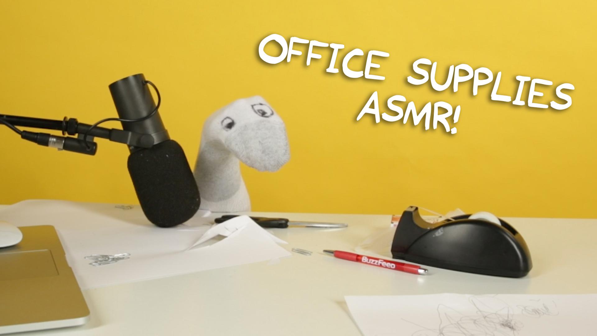 Office Supplies ASMR Puppet ASMR with Todd Socket