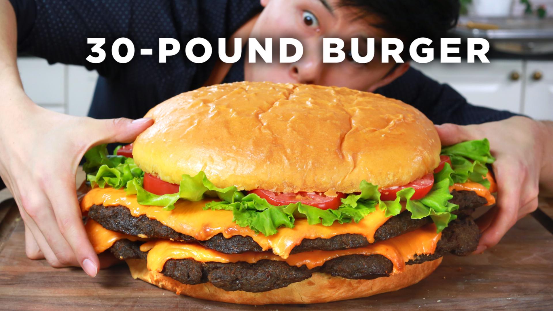 I Made A Giant 30 Pound Burger