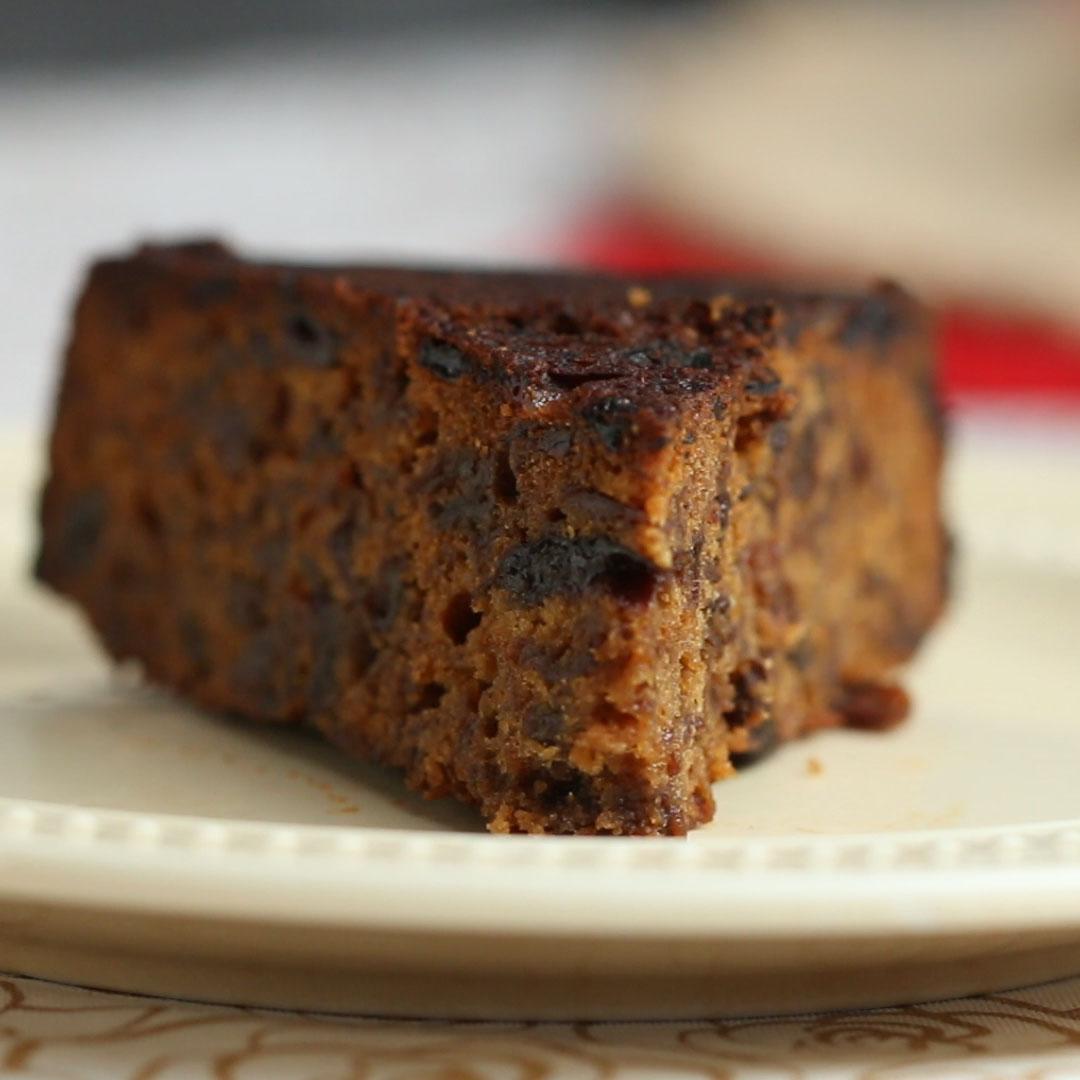 Caribbean Christmas Cake With Rum-Soaked Fruits Recipe