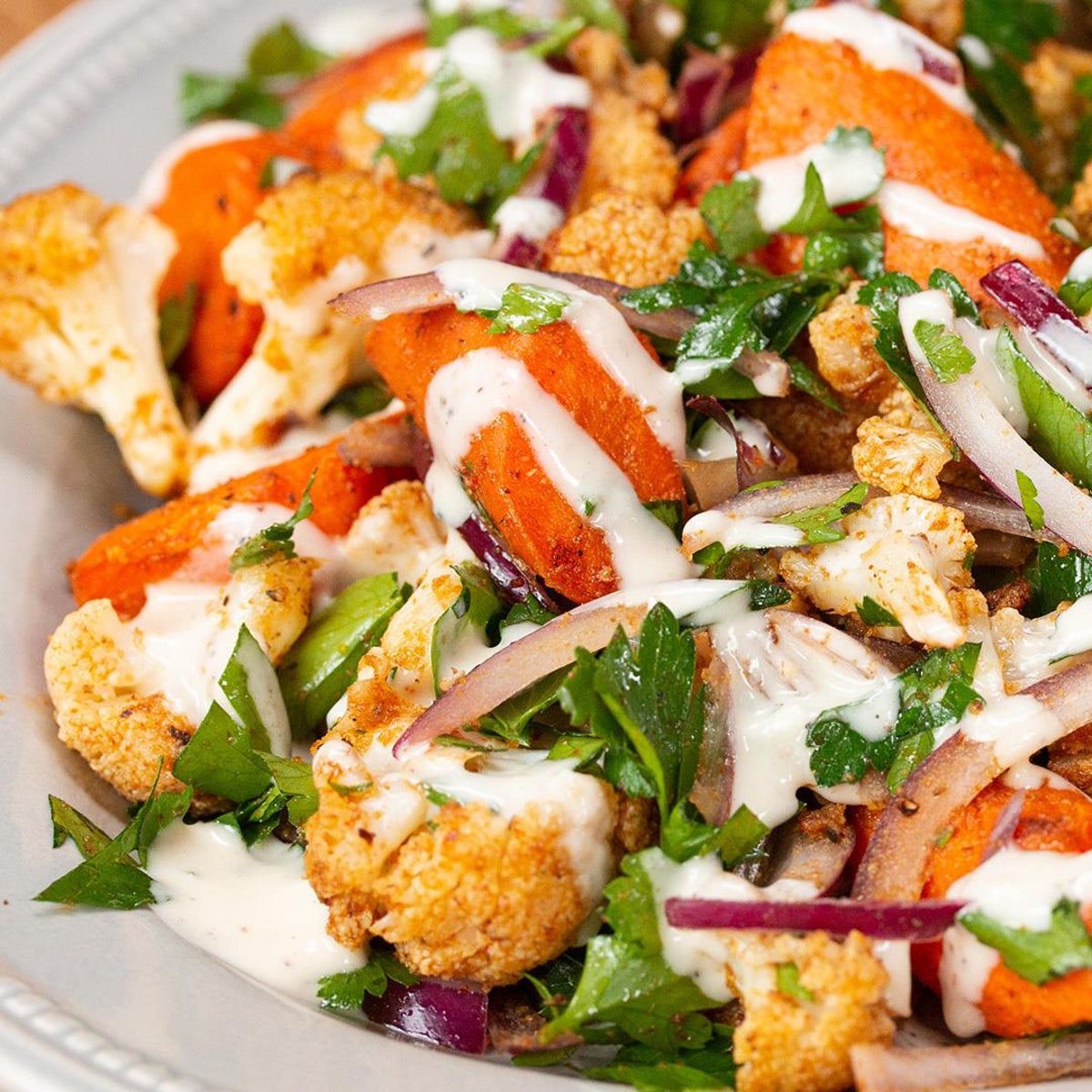 Roasted Cauliflower Salad Recipe by Tasty