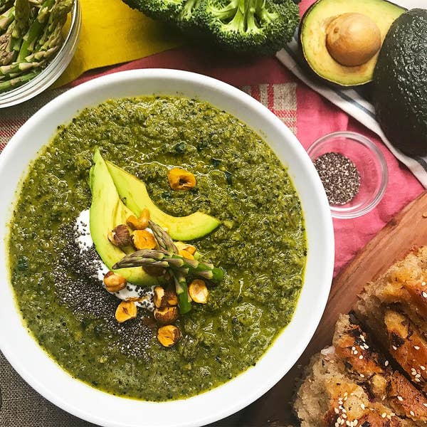 Healthy And Hearty Green Super Soup