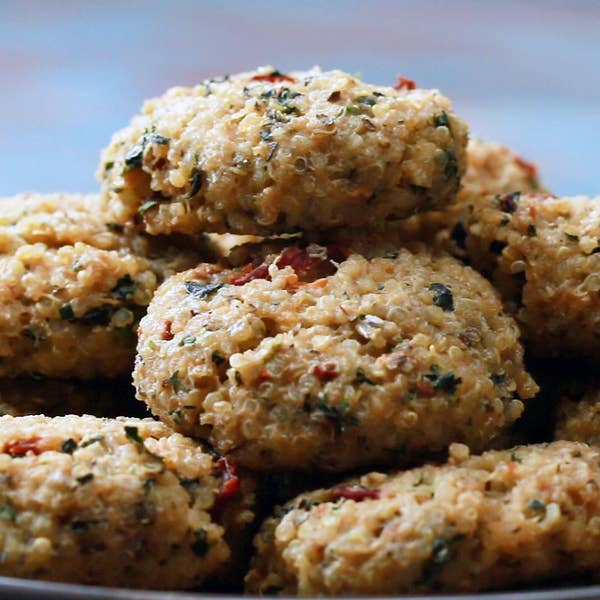 High-Protein Baked Quinoa Bites