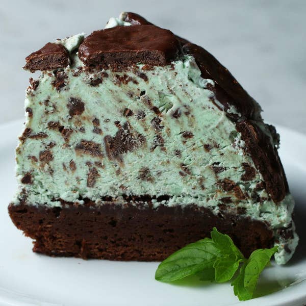 Mint Chocolate Cookie Dome Cake