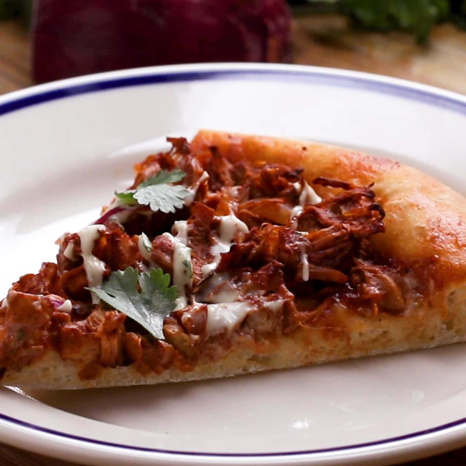 Vegan BBQ Jackfruit Pizza Recipe by Tasty