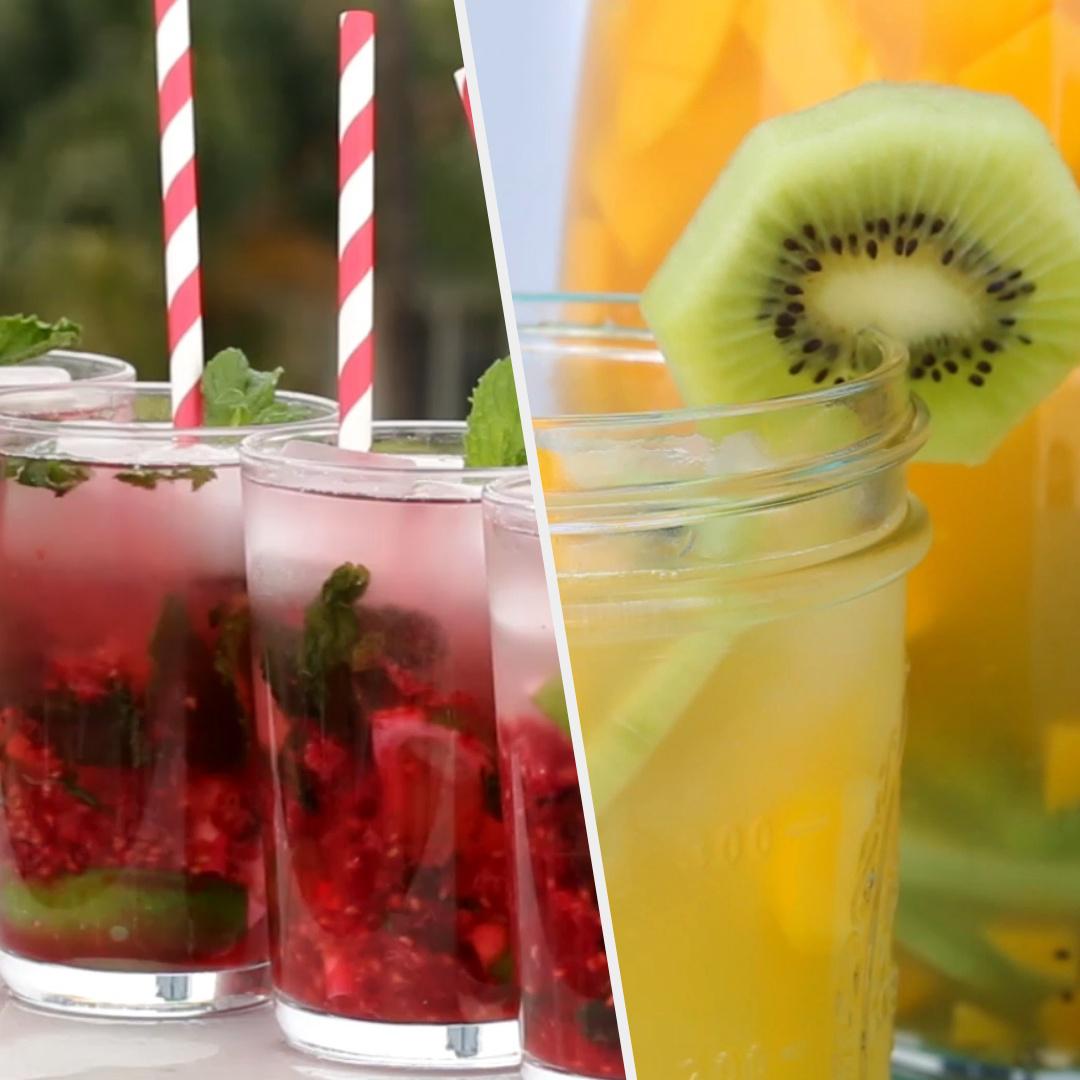 Mango Kiwi Pineapple Sangria Recipe by Tasty image