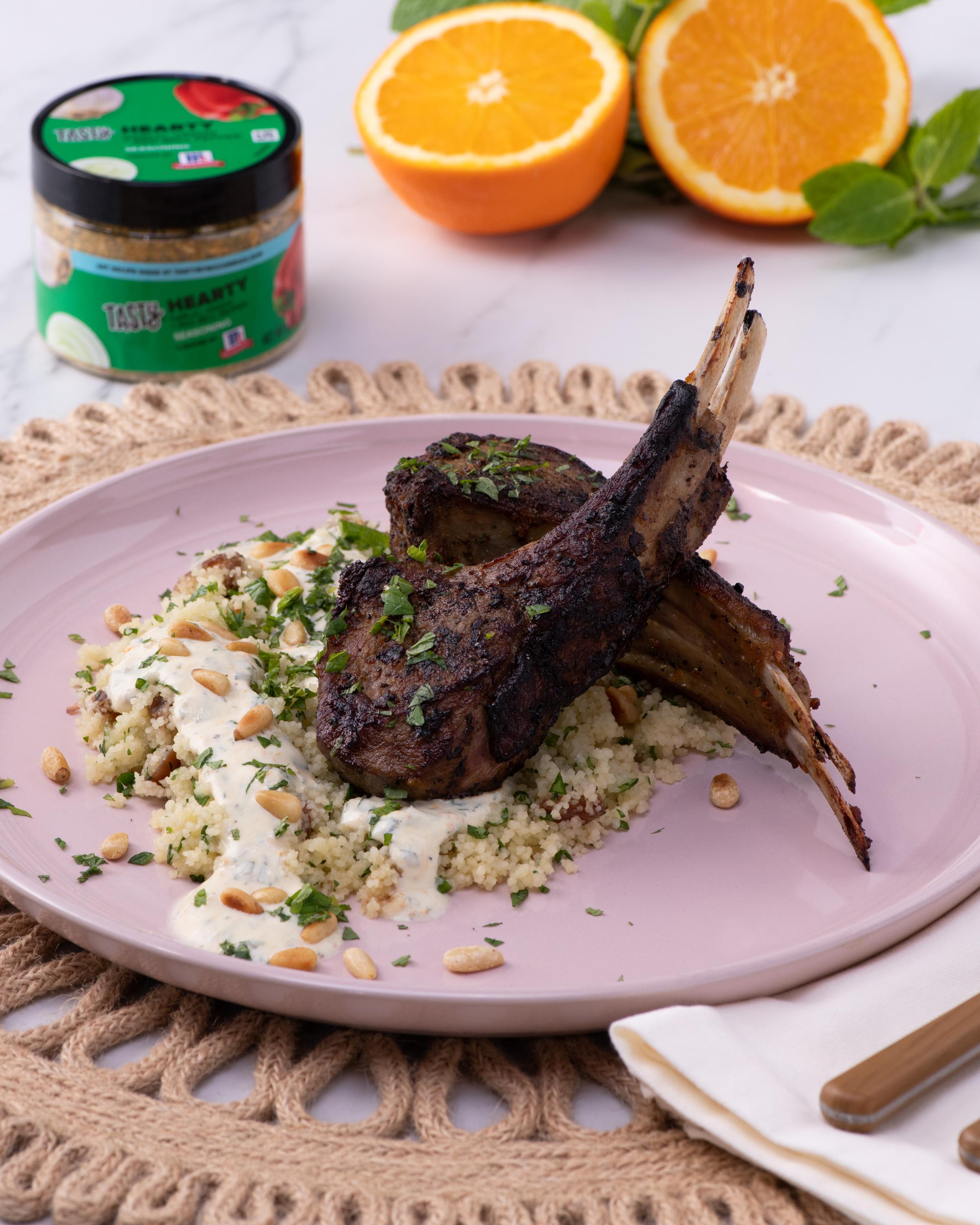Hearty Lamb Chops With Couscous Recipe by Tasty