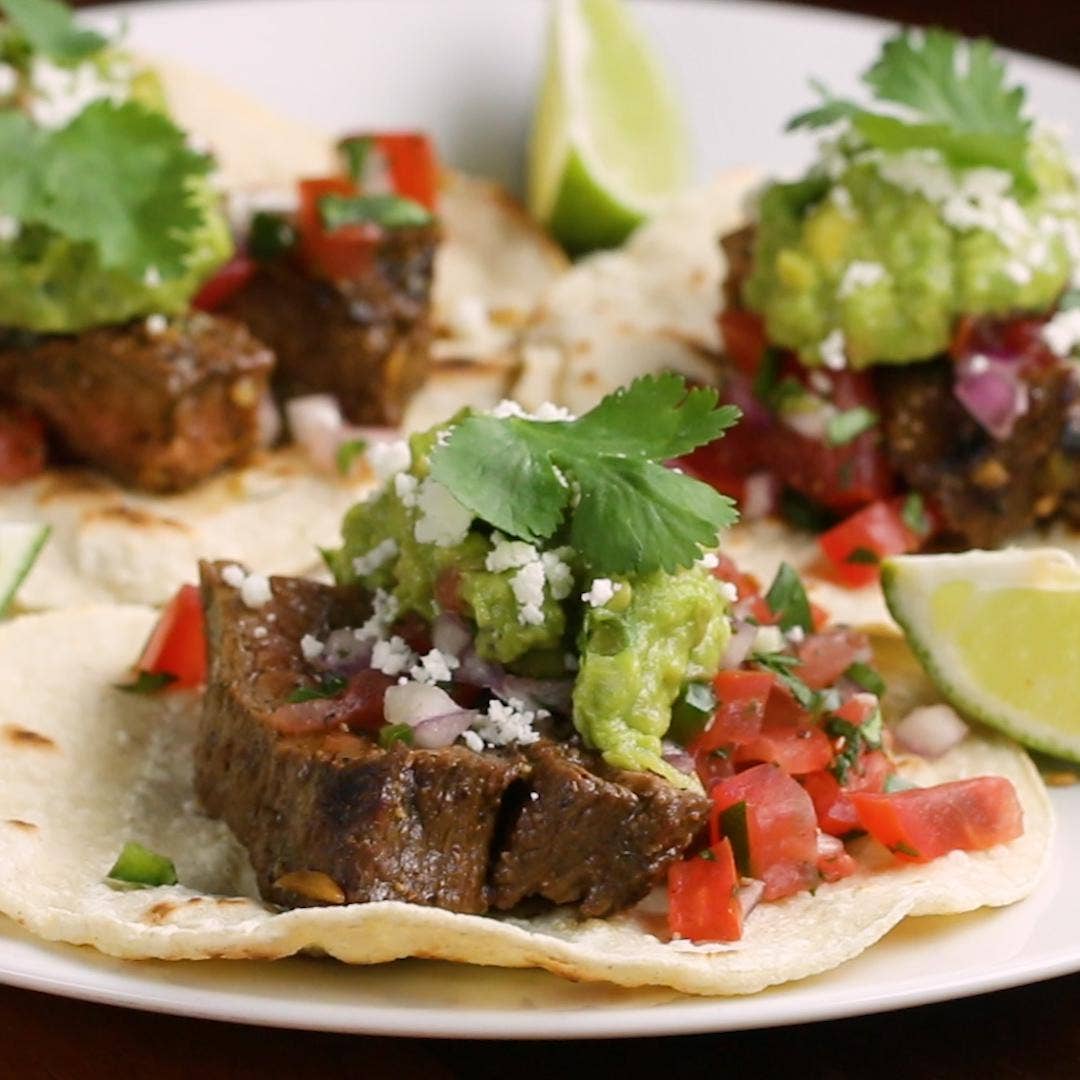 Carne Asada Tacos Recipe By Tasty