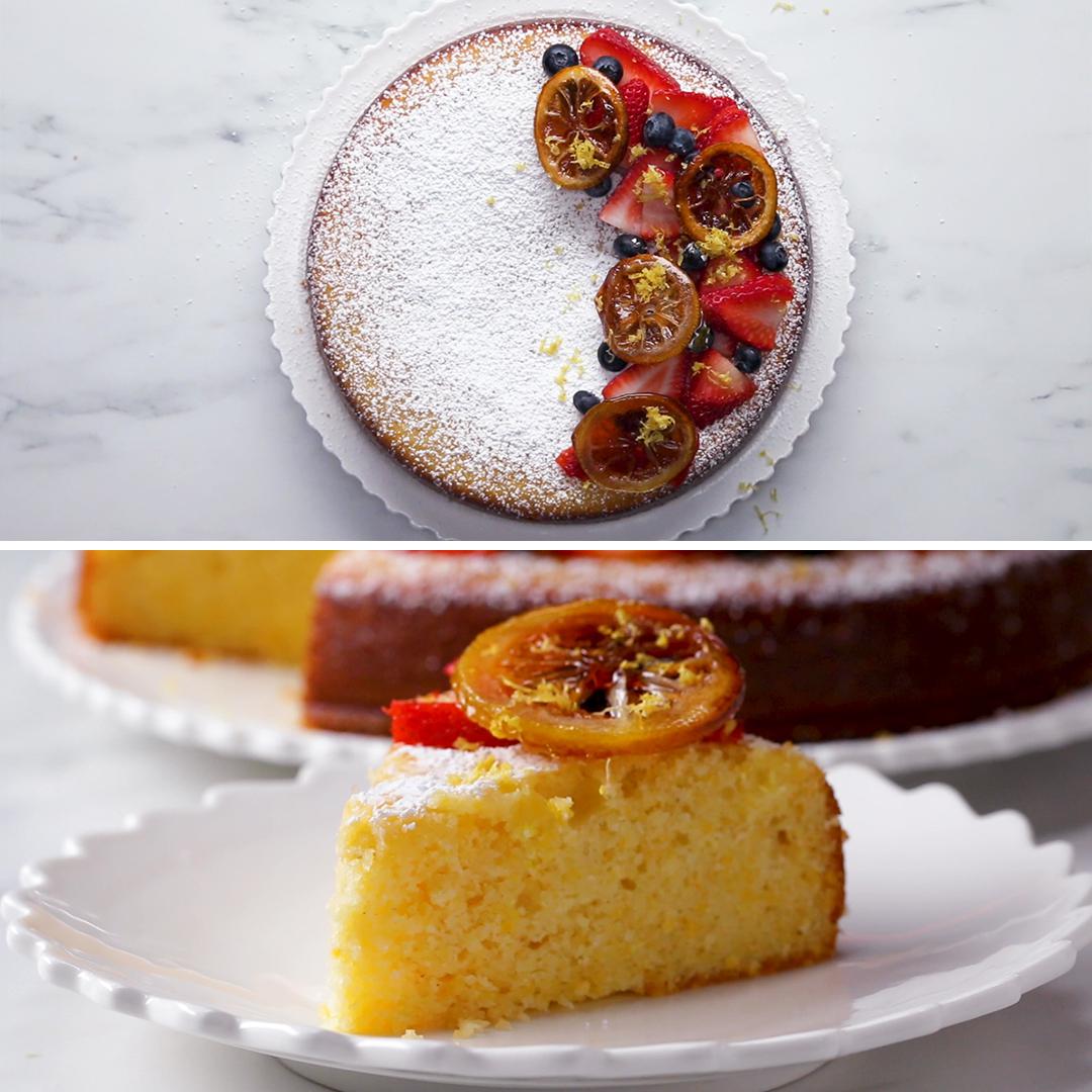 Lemon Ricotta Cake Recipe By Tasty