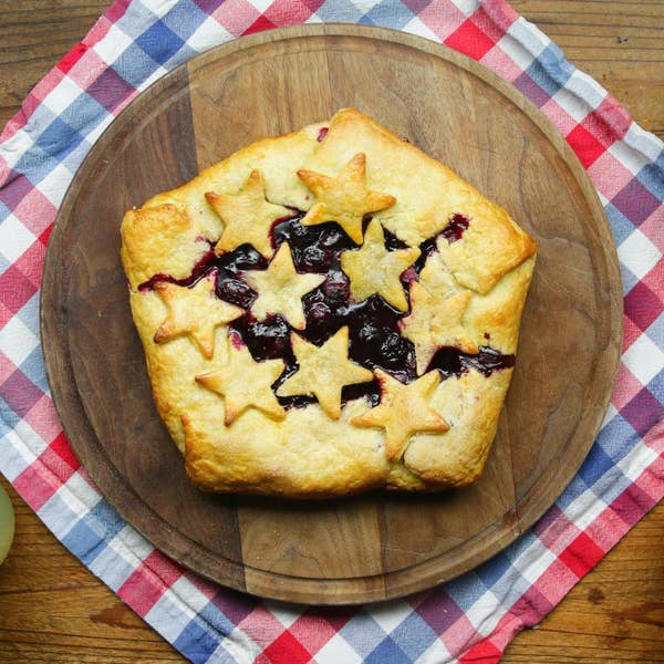 Grilled Blueberry Galette