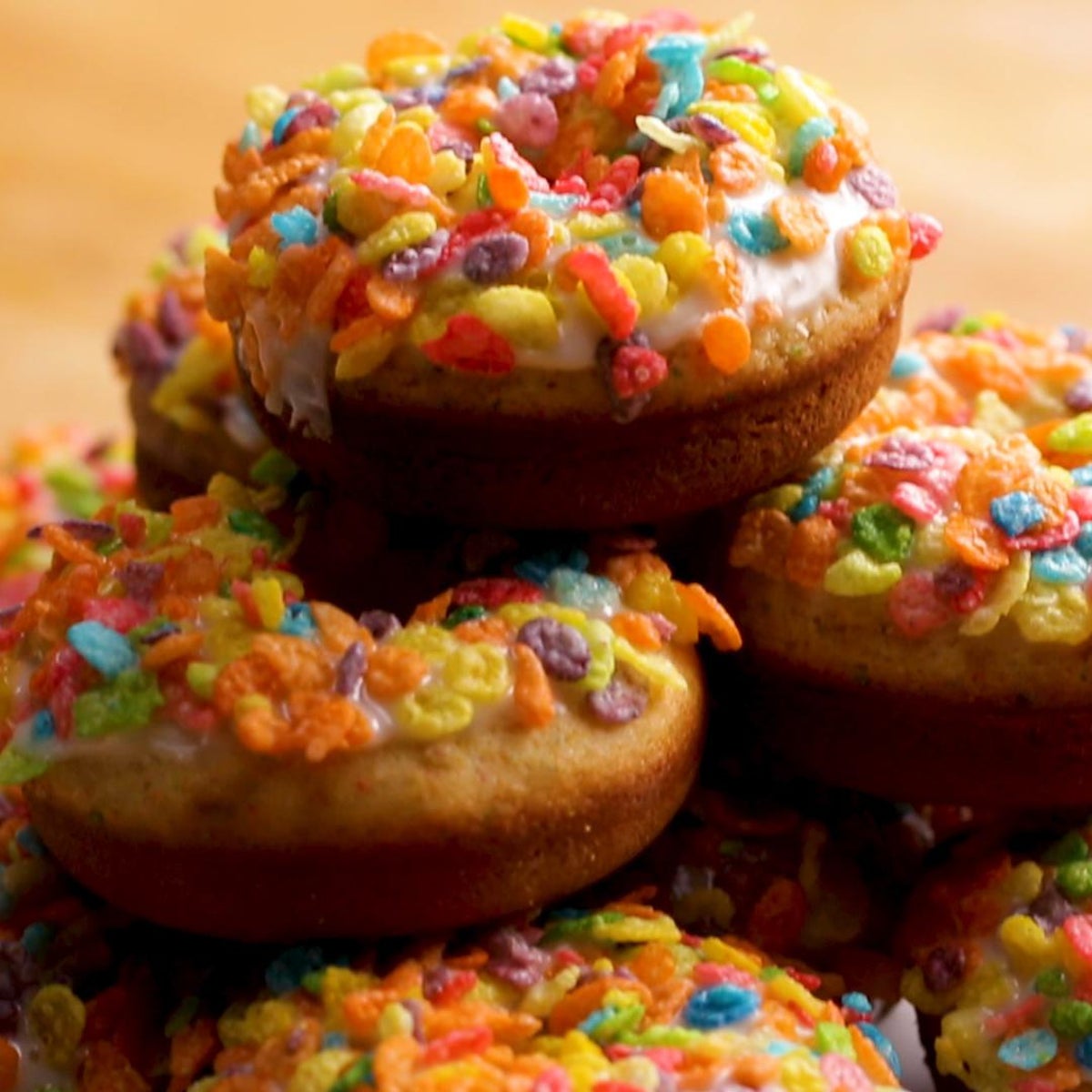 Fruity Cereal Donuts Recipe by Tasty-image