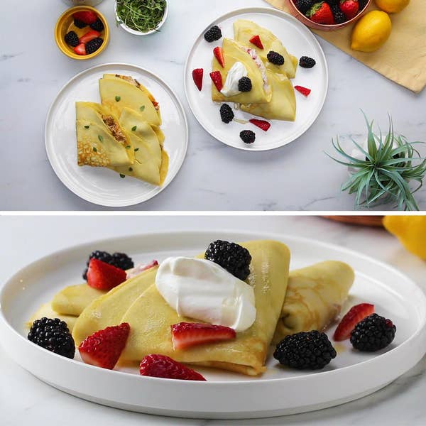 High-Protein Sweet And Savory Crepes