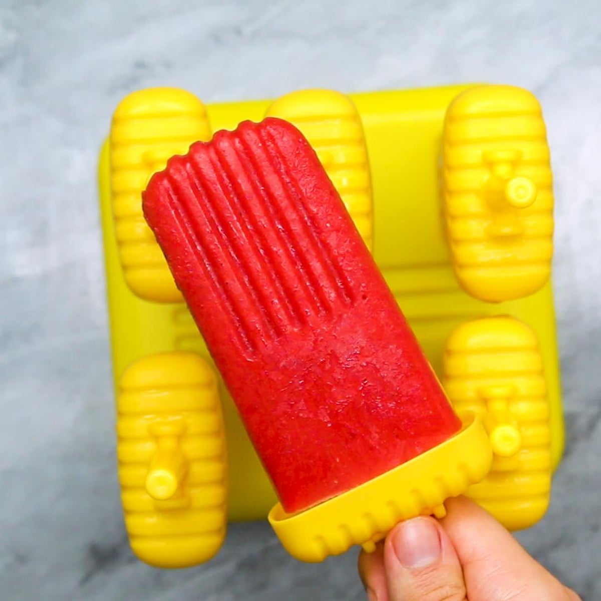 Strawberry Popsicles - Ahead of Thyme