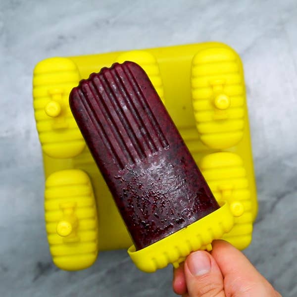 Blueberry Basil Ice Pops