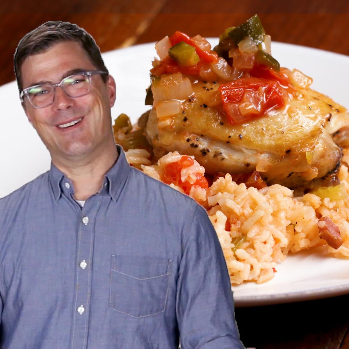 Braised Chicken Thighs With Red Rice As Made By Hugh Acheson Recipe by Tasty-image