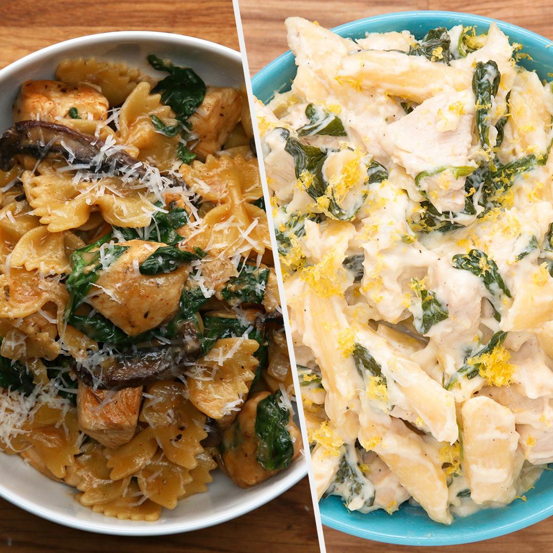 One-Pot Cheesy Lemon Chicken Pasta Recipe by Tasty