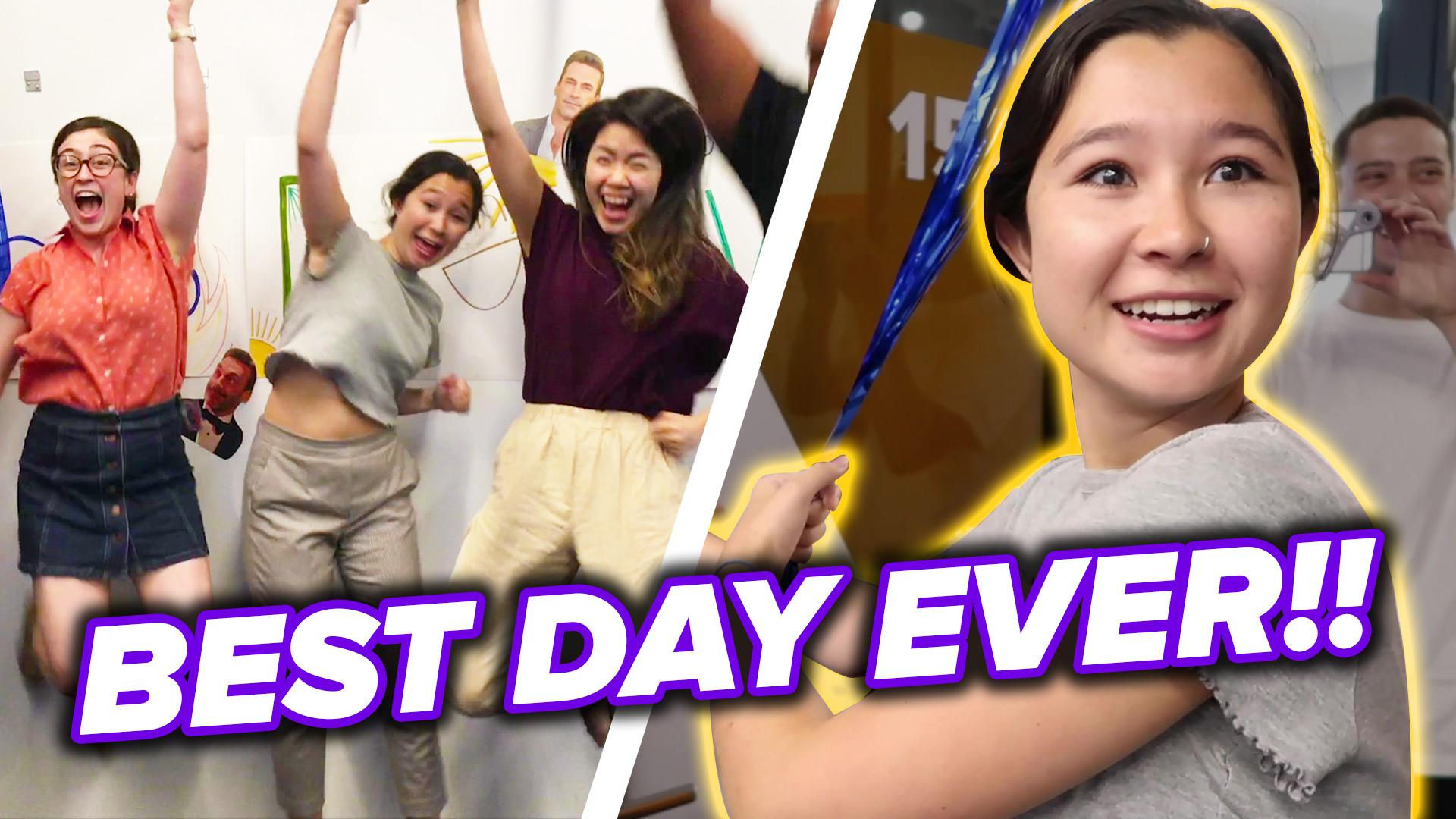 We Surprised A BuzzFeed Intern With The Best Day Ever