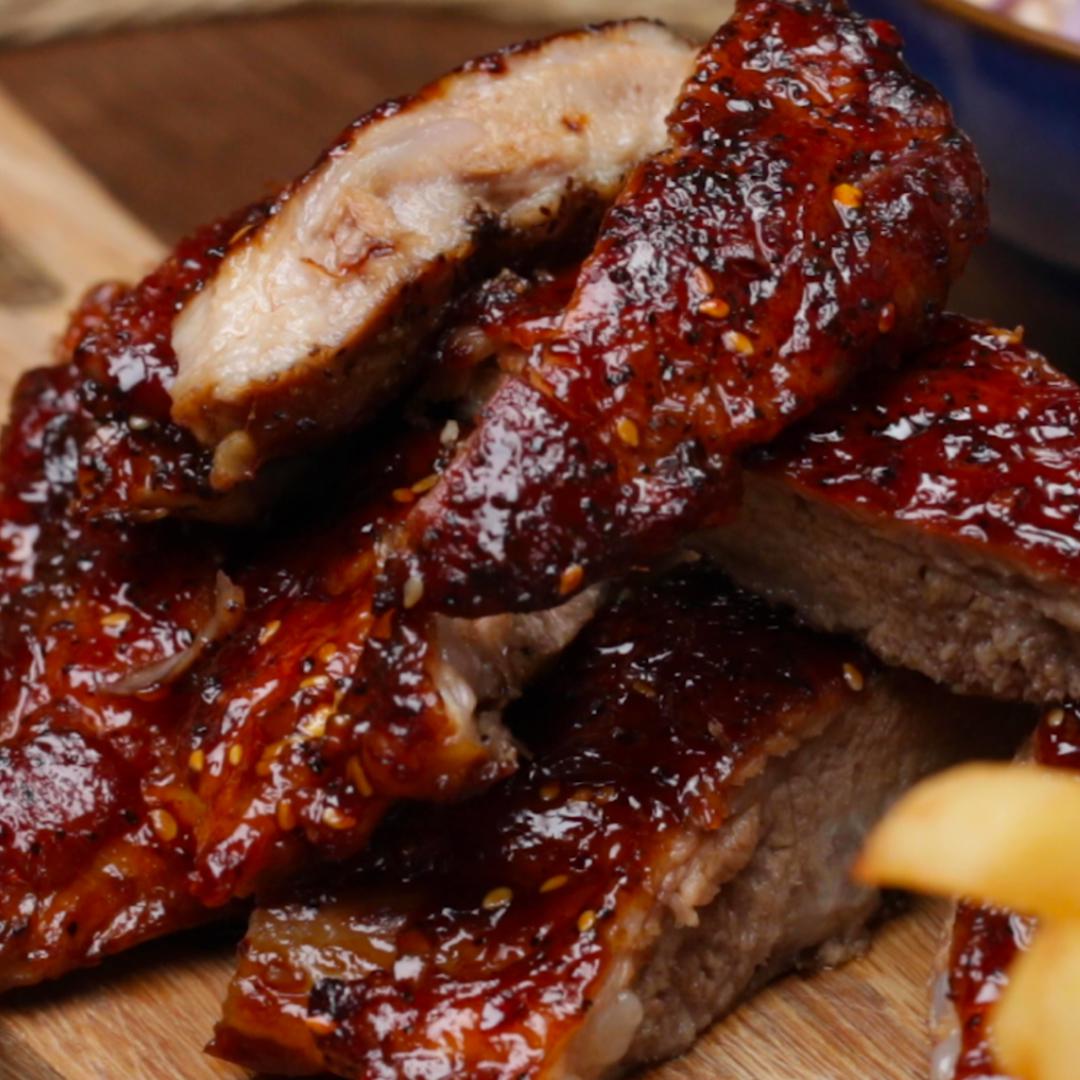 Korean pork clearance ribs