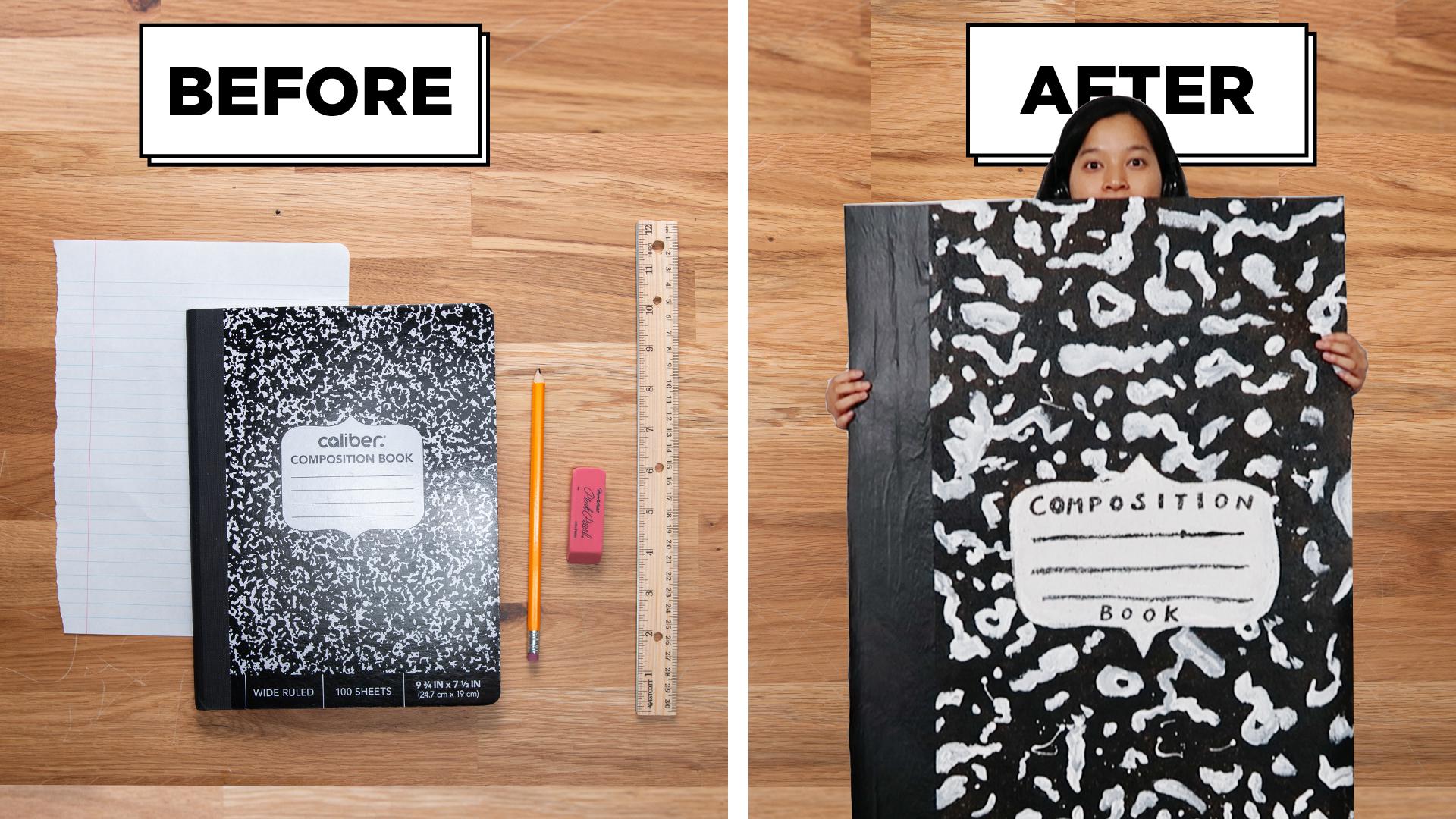 I Made Giant School Supplies