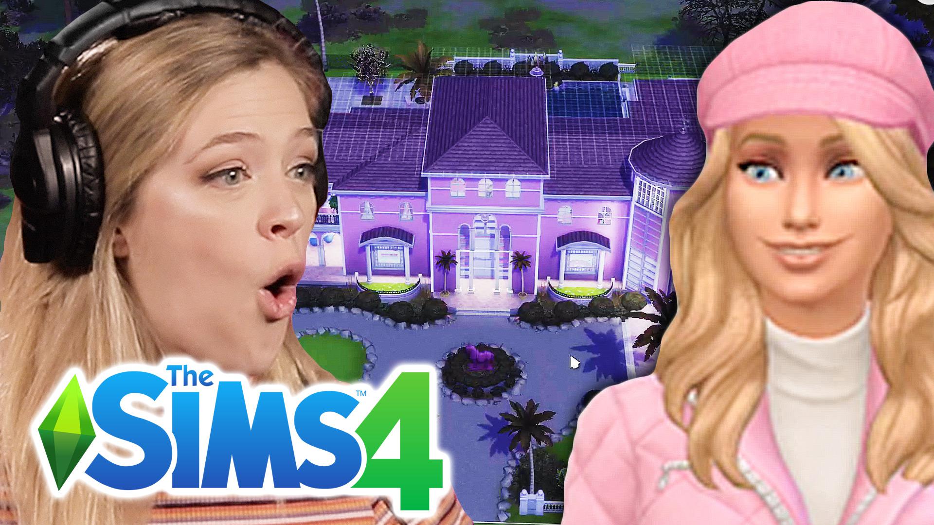 Sims 4 2024 barbie dream house