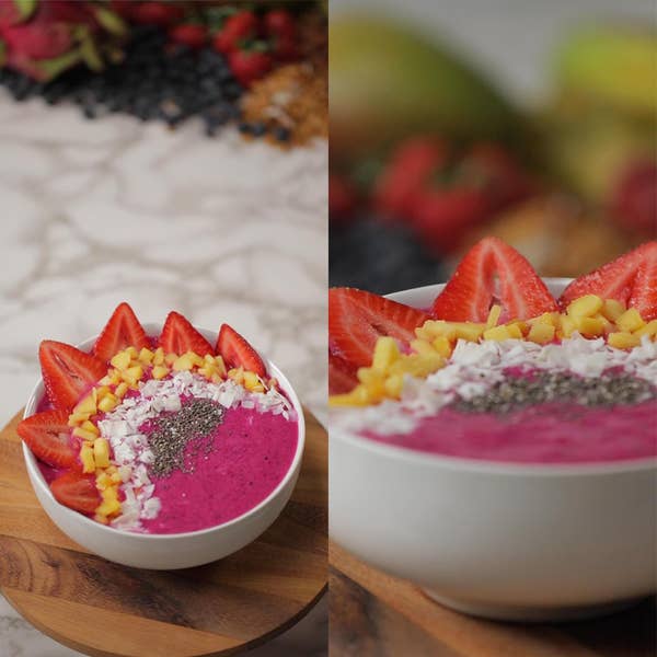 Healthy Smoothie Bowl: Pitaya Bowl: The Down To Earth
