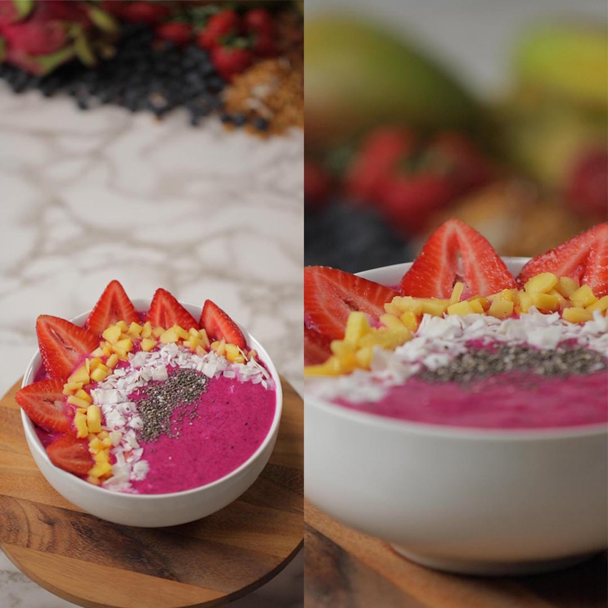 Island Pitaya Bowl Recipe Blog Dandk
