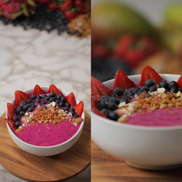Healthy Smoothie Bowl: Pitaya Bowl: The Forager