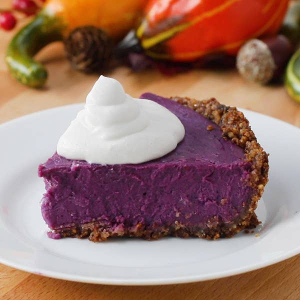 Dairy-Free Purple Sweet Potato Pie