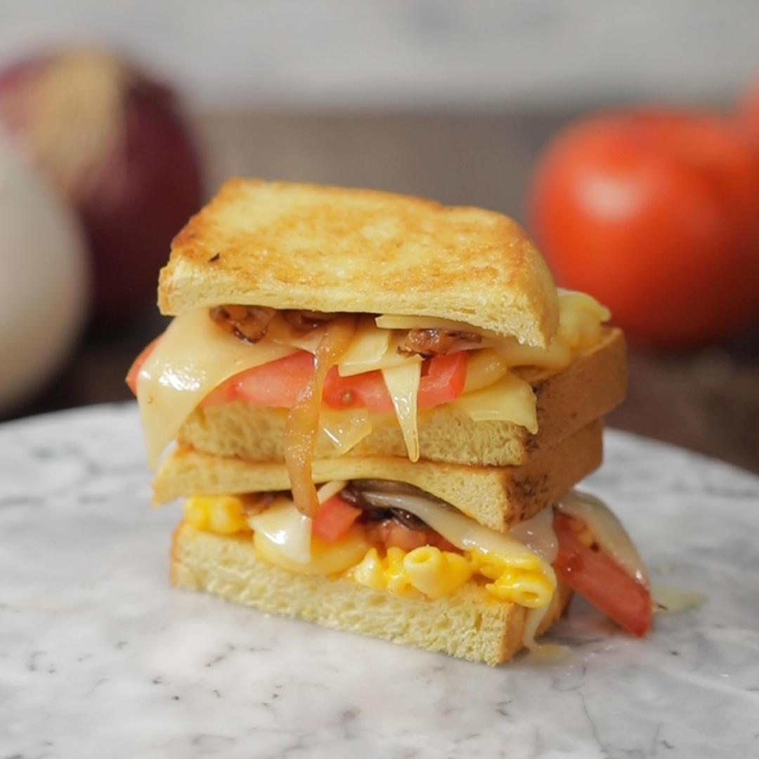 Loaded Grill Cheese: The Breath Freshener Recipe by Tasty