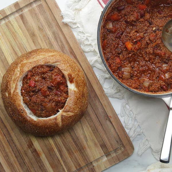 Bread Bowl & 4 healthy Fall Soups