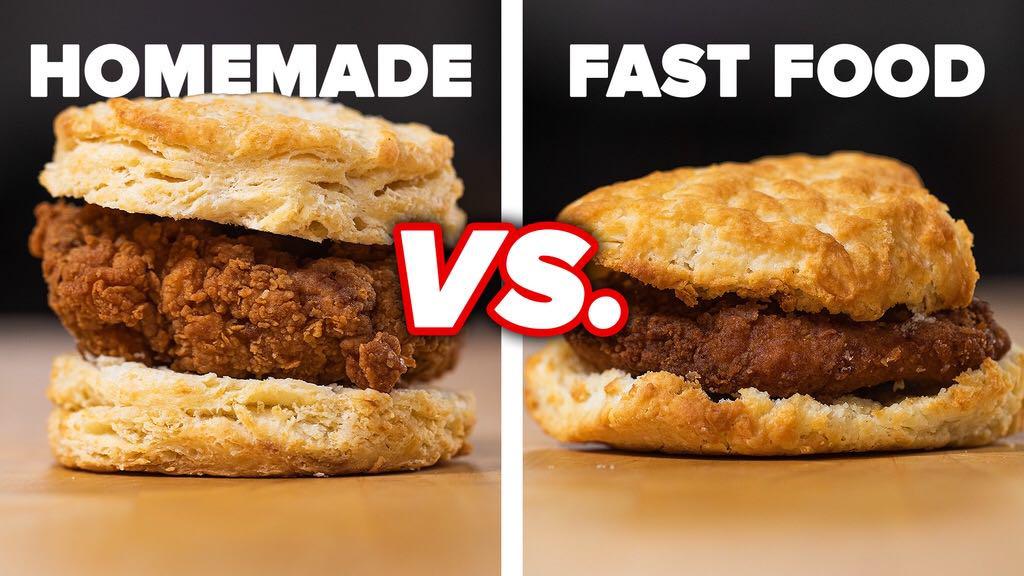 Fried Chicken Biscuit Sandwich Recipe by Tasty_image