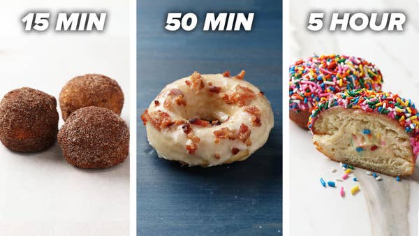 15-Minute Vs. 50-Minute Vs. 5-Hour Donuts