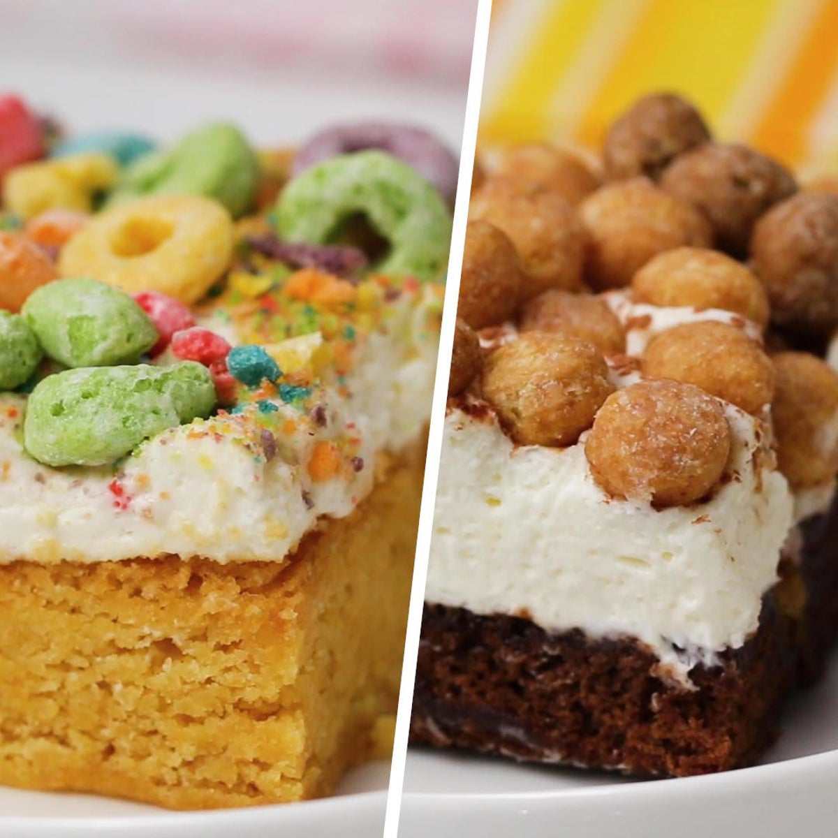 Milk And Cereal Brownies And Blondies Recipe by Tasty-image