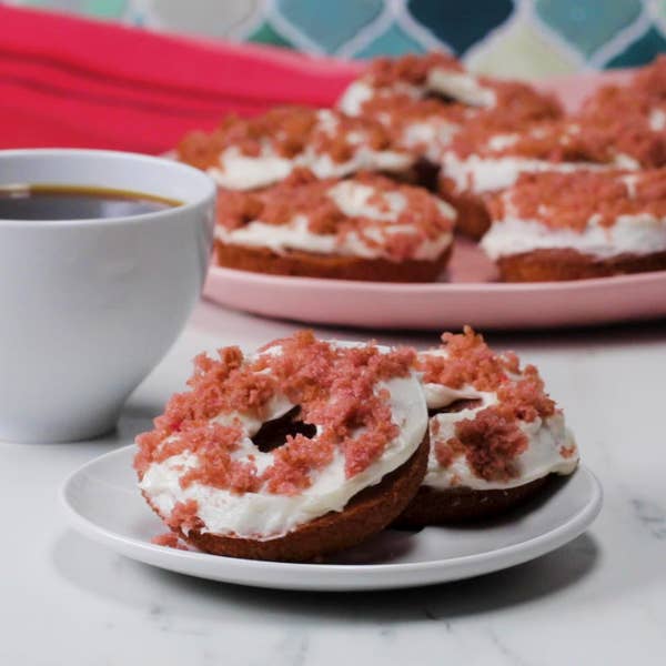 Pink Velvet Donuts