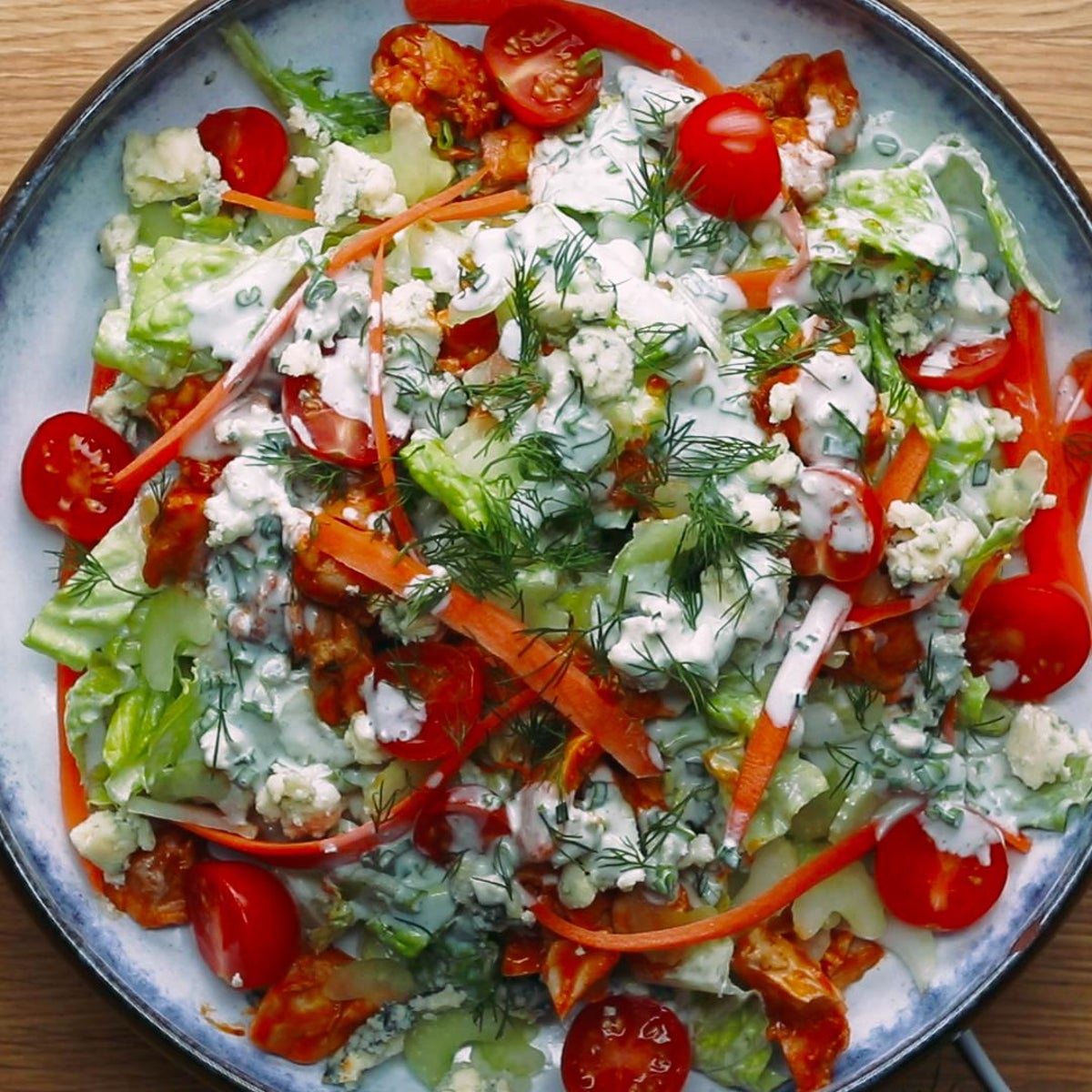 Buffalo Chicken Chopped Salad Recipe