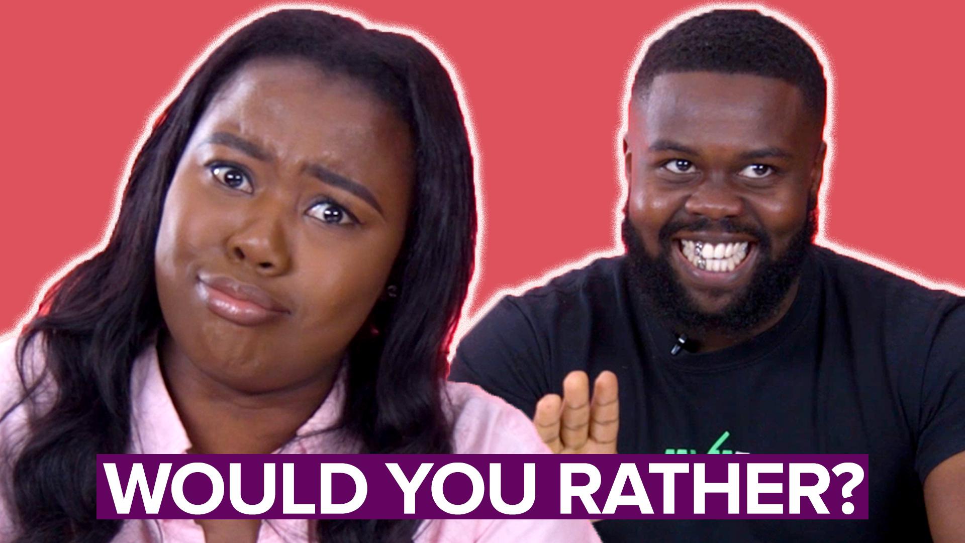 Siblings Play Would You Rather
