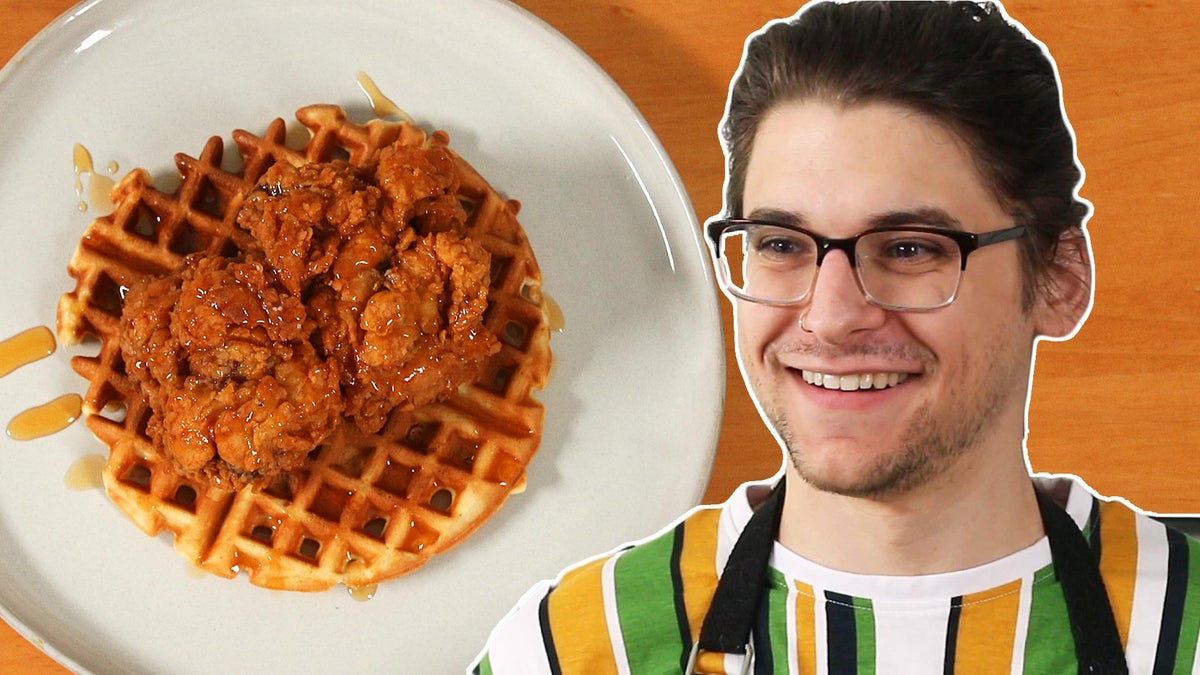 Fried Chicken And Sourdough Waffles Recipe by Tasty-image