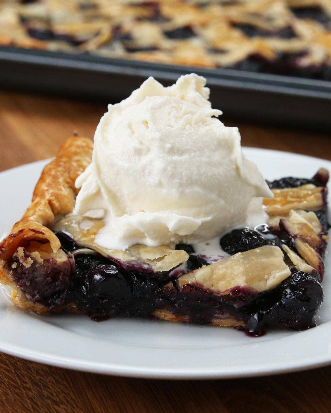 Blueberry Slab Pie Recipe By Tasty