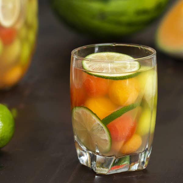 Sparkling Melon Ball Sangria