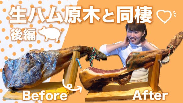 検証 巨大生ハム原木と同棲して食べ尽くしてみた 無限生ハム後編 検証 巨大生ハム原木と同棲して食べ尽くしてみた 無限生ハム後編