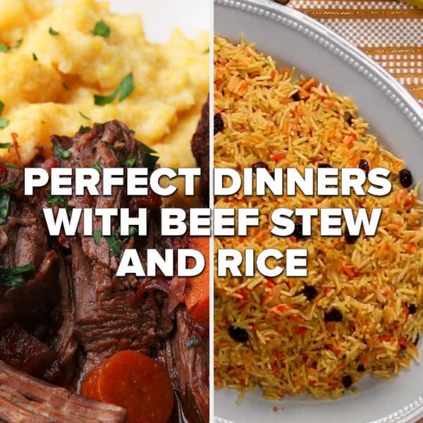 Perfect Dinners with Beef Stew and Rice