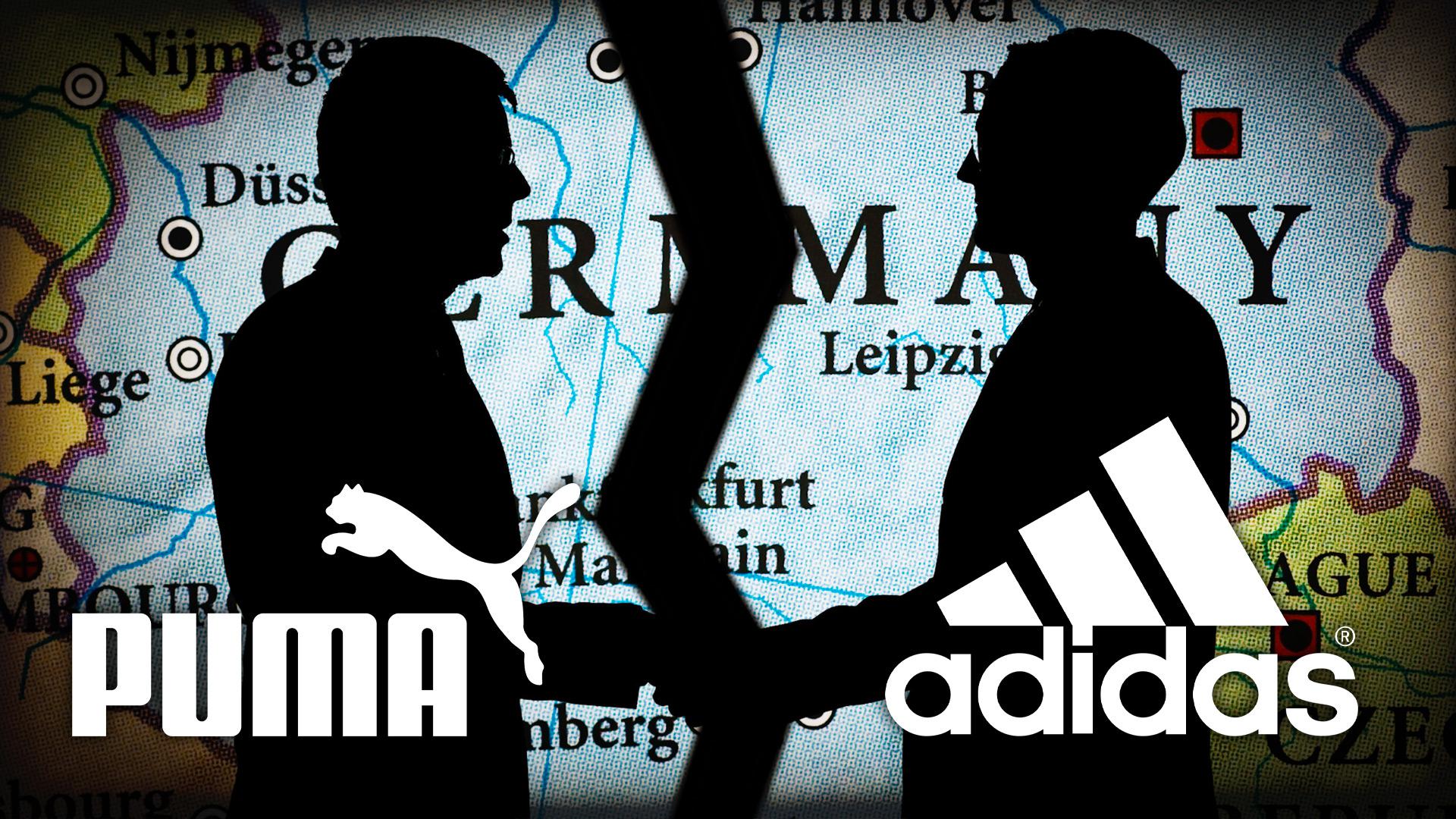 story behind adidas and puma